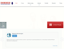 Tablet Screenshot of dormed.com.pl